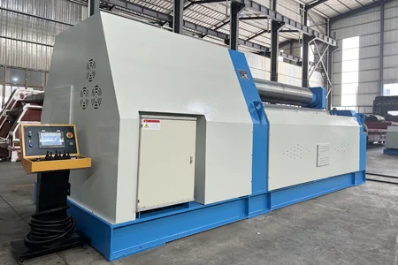 Hydraulic four-roll plate rolling machine with CNC W12-16X3000 1