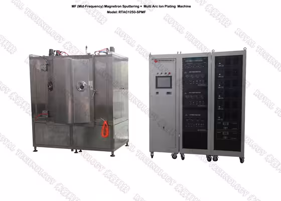 Metal Jewelry PVD Vacuum Coating Machine , IPG Gold Plated With Magnetron Sputtering 1