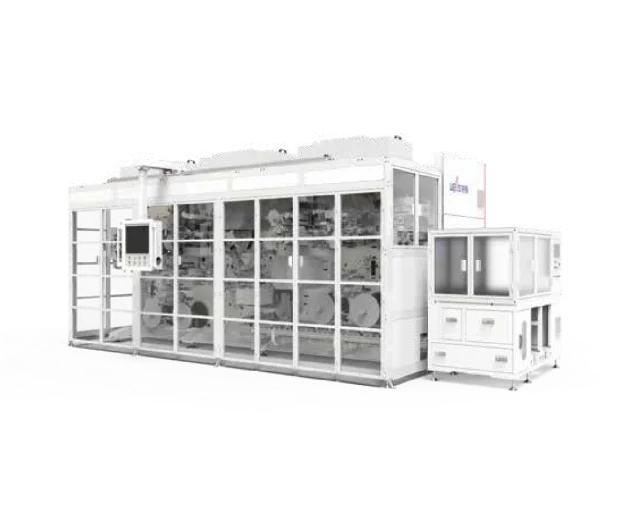 Button cell welding and winding machine 1