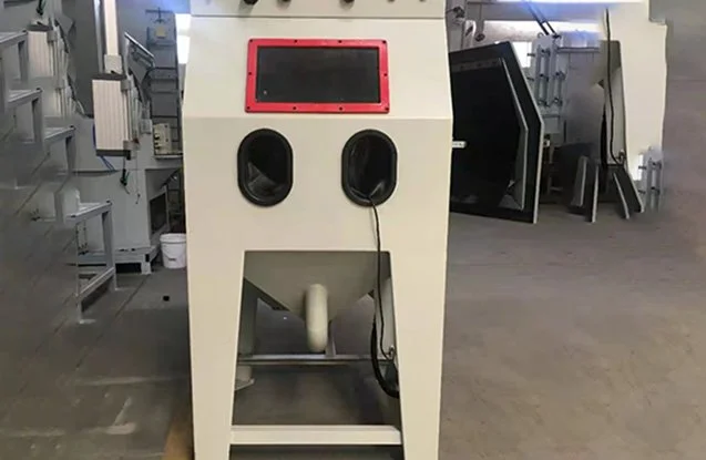 YS9080/ YS1010/ YS1212 Wheel Dry Sand Blasting Machine 1