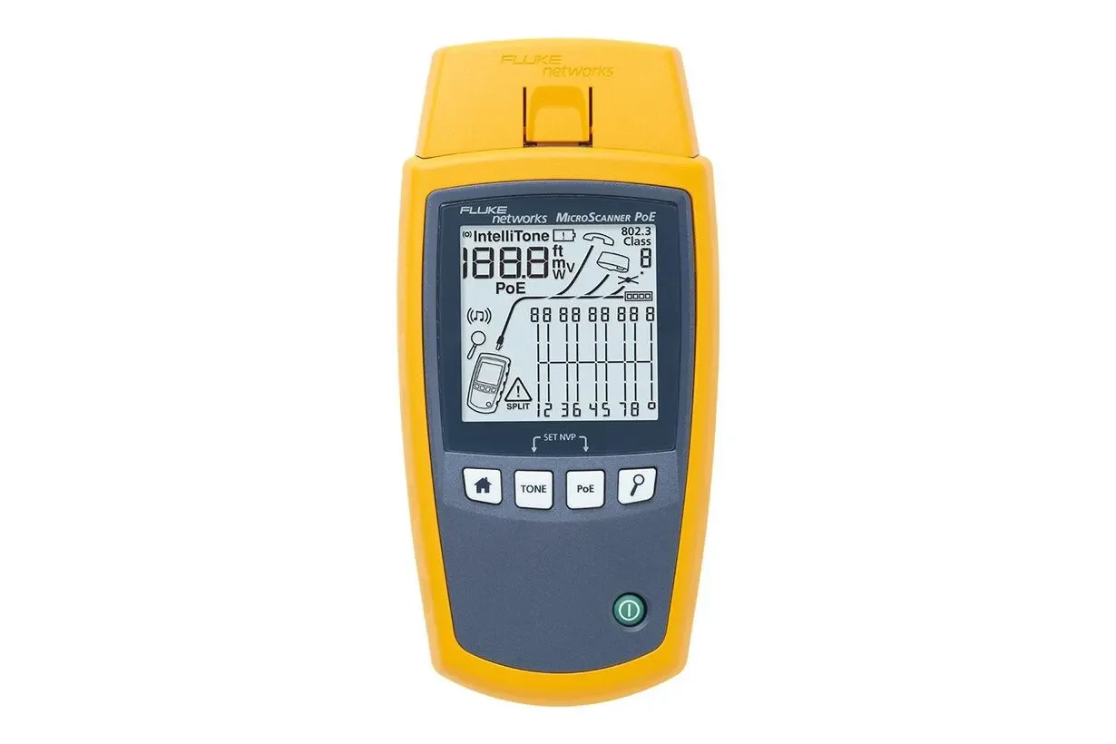 Fluke Networks MicroScanner™ Cable / PoE Tester (MS-POE) 1